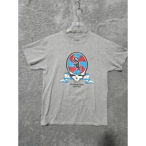 Rare Grateful Dead Tribute Night T Shirt Mens Size Med Grey Chicago Farewell